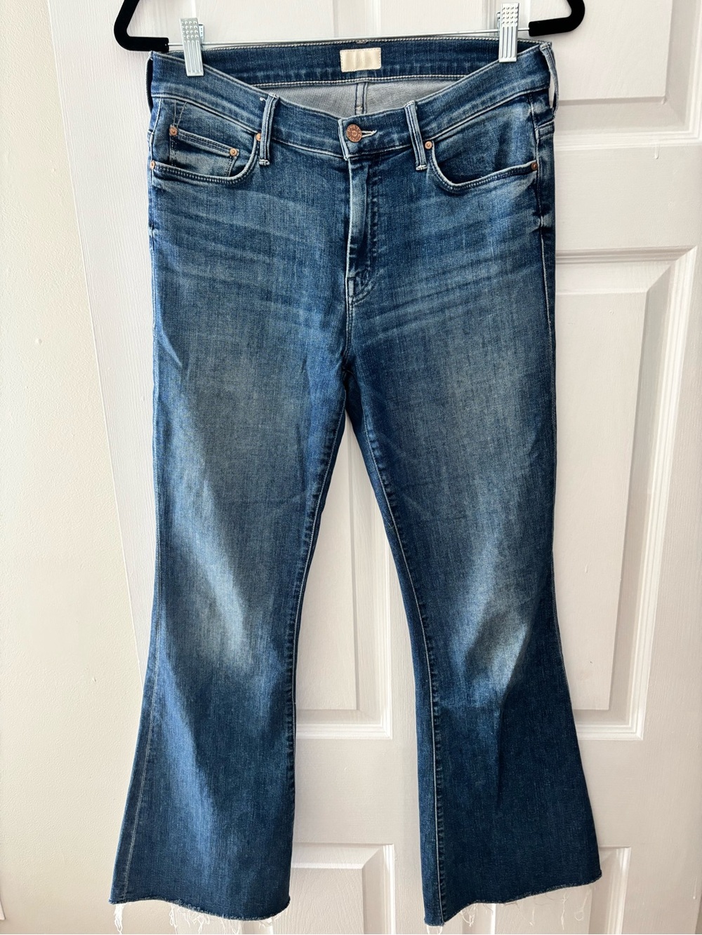 Mother The Tripper Flare Jeans in Blue Waist 29